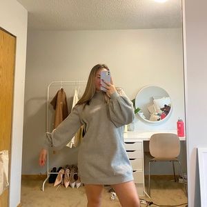 grey sweater dress!!